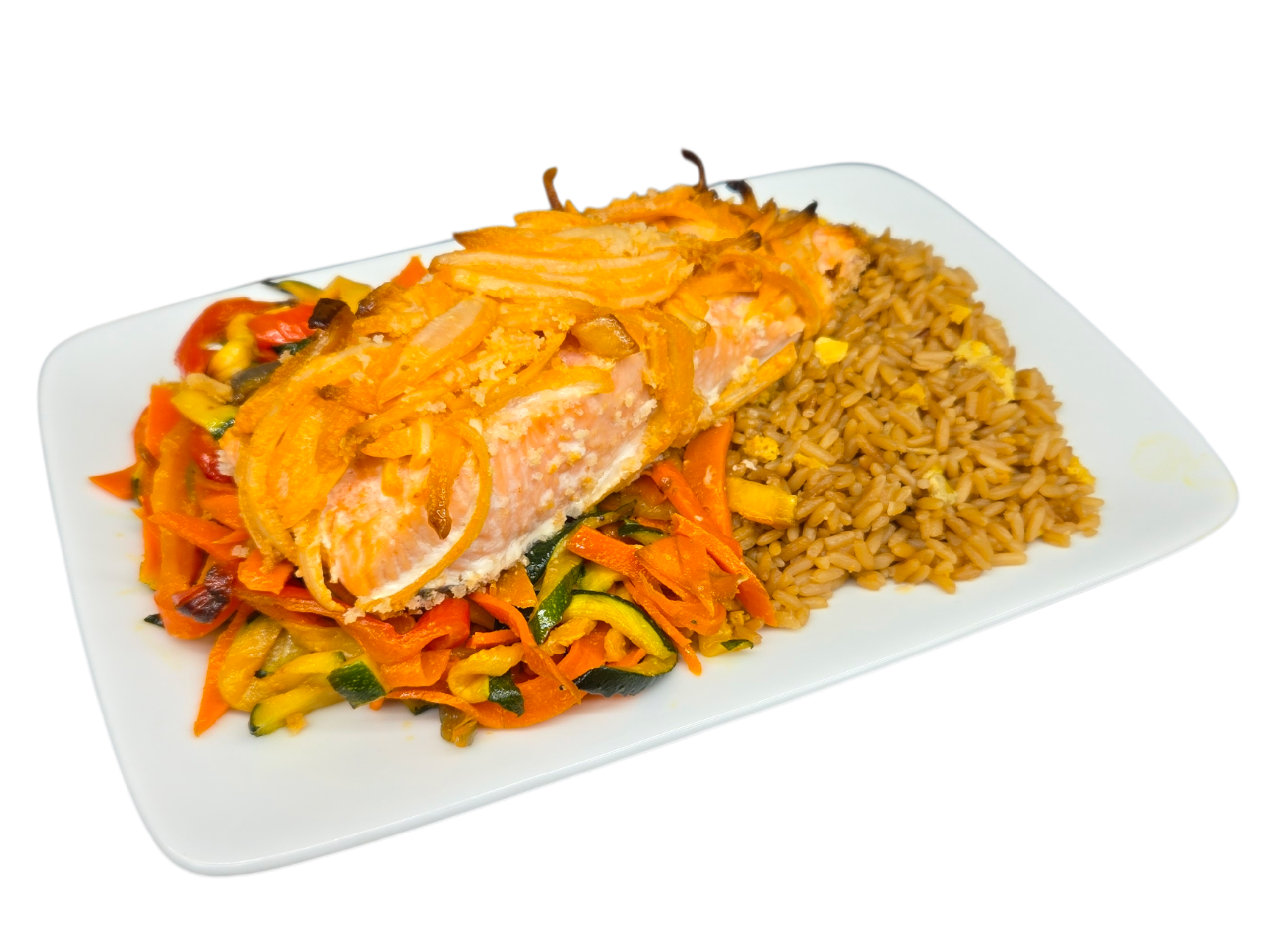 Baked Salmon Plate