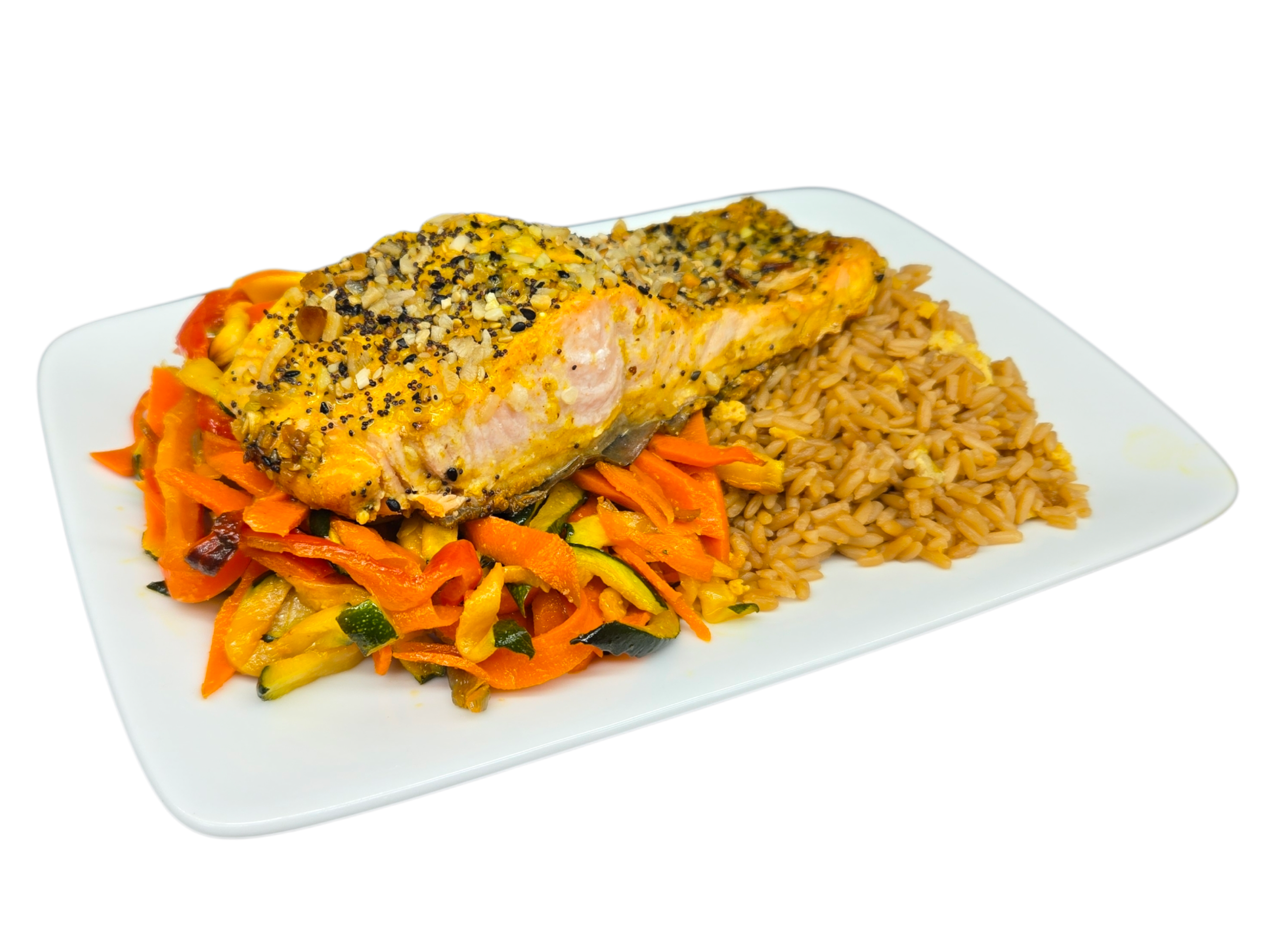 Baked Salmon Plate